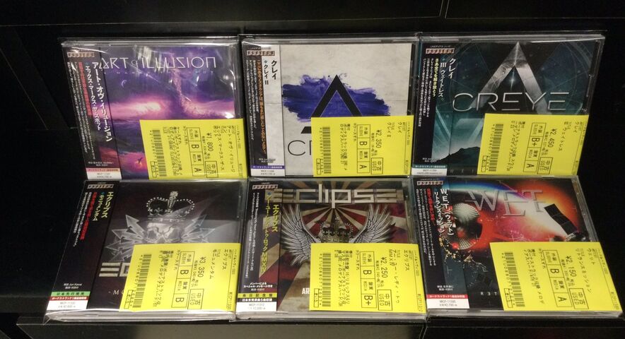 ART OF ILLUSION、ECLIPSE、MAGNIFICENT、W.E.T.等のメロディアス 