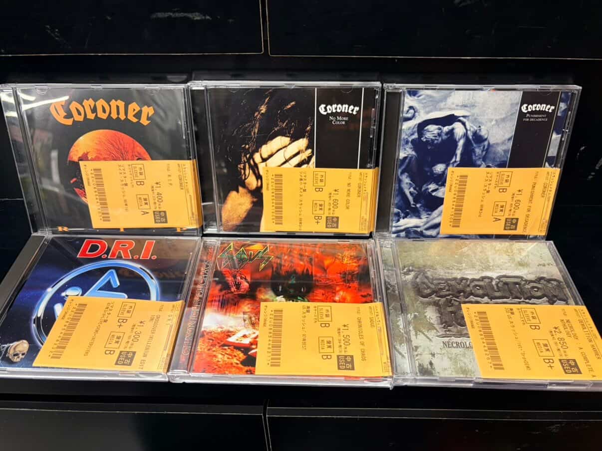 3/14(土)~3/16(月)入荷> JAPANESE METAL,THRASH METAL,DEATH/BLACK