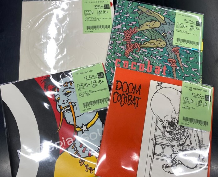 COCOBATを中心にJAPANESE METALの中古7インチレコードが20点以上入荷