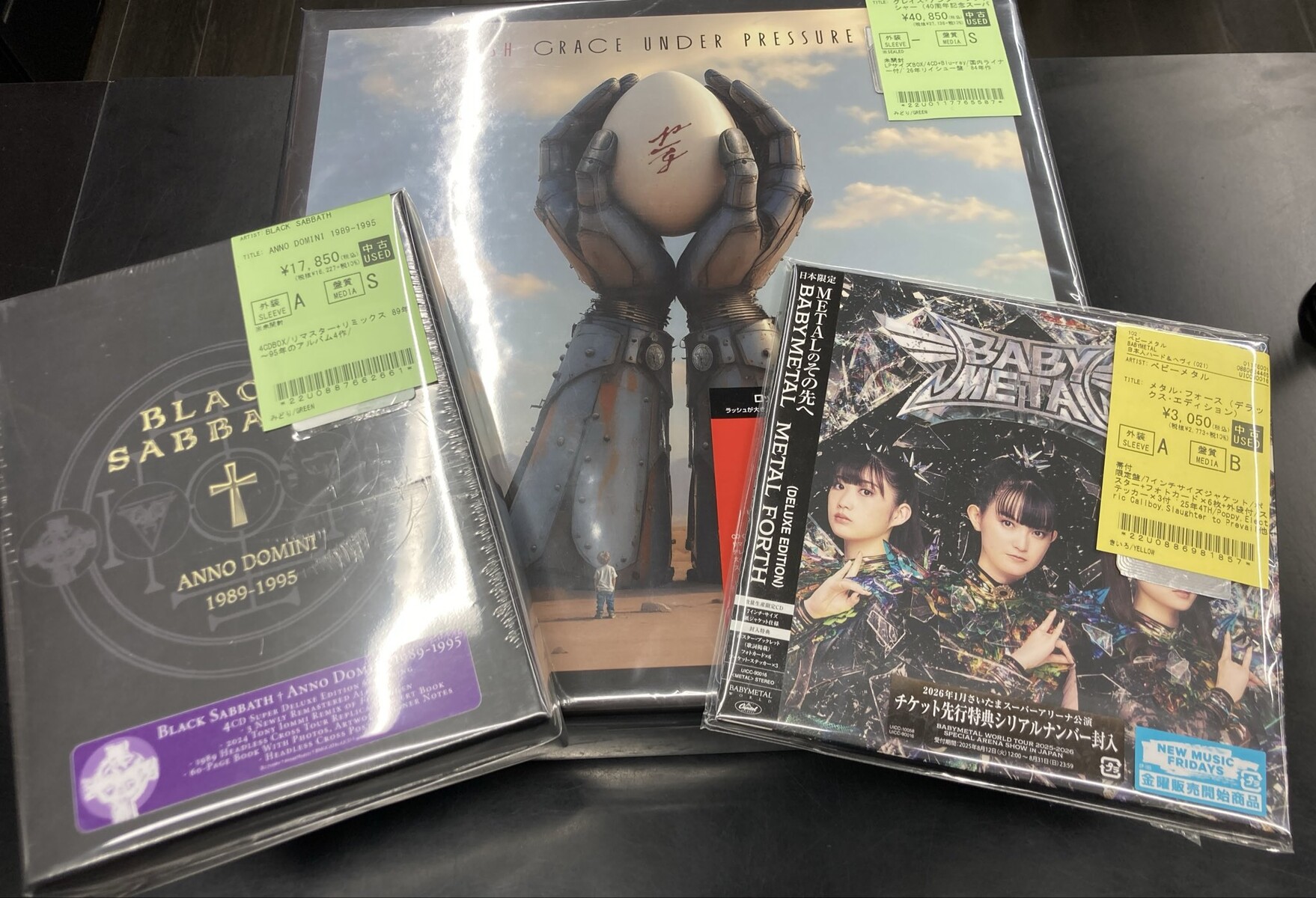 中古BOX入荷情報】 RUSH 『グレイス・アンダー・プレッシャー』（40
