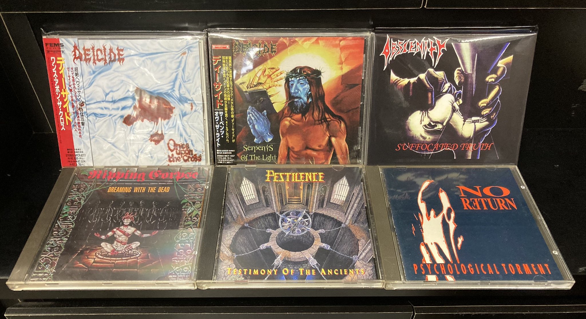ABRAMELIN、DEATH、OBSCENITY、OMNIUM GATHERUM等の初期デス～メロデス 