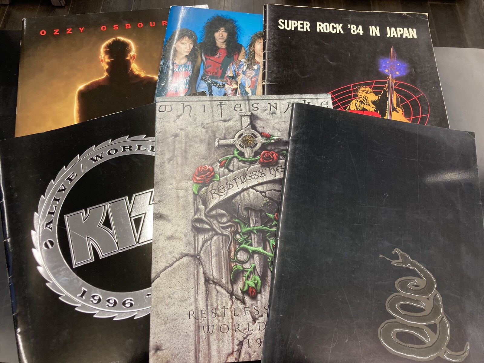 METALLICA、OZZY OSBOURNE、WINGERなどの中古パンフレットが METALLICA、OZZY OSBOURNE、WINGERなどの中古パンフレットが