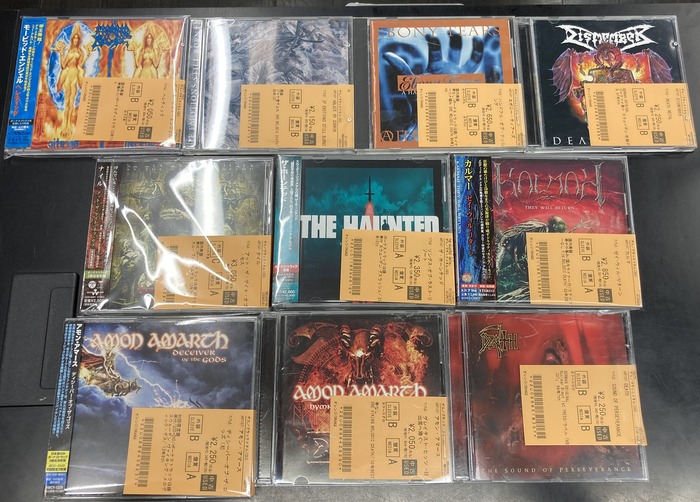 8/25(火)~8/28(金)入荷> DEATH METALの中古CD新着リストを公開いたし