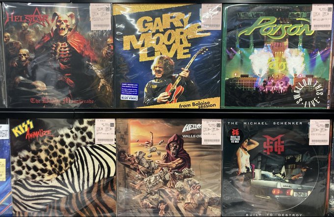 中古レコード】FASTER PUSSYCAT、GARY MOORE、LOUDNESSなどレコード80