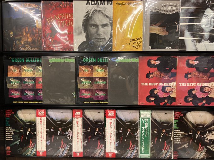 6/16(日)ディープ・パープル廃盤レコードセール※オンライン出品 6/16(日)ディープ・パープル廃盤レコードセール※オンライン出品