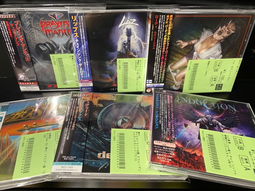 ハードロック/ヘヴィメタルの新着中古CDのリストを公開!(国内 ハードロック/ヘヴィメタルの新着中古CDのリストを公開!(国内
