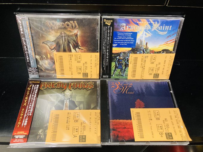 11/1(土)~11/3(月)入荷> ハードロック/ヘヴィメタルの新着中古CDリスト
