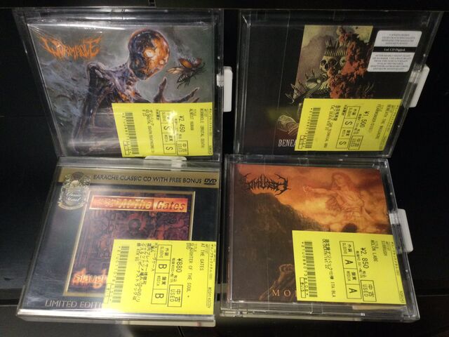 AT THE GATES、WORMHOLE、BENEATH THE MASSACRE、SIRRUSHほか  