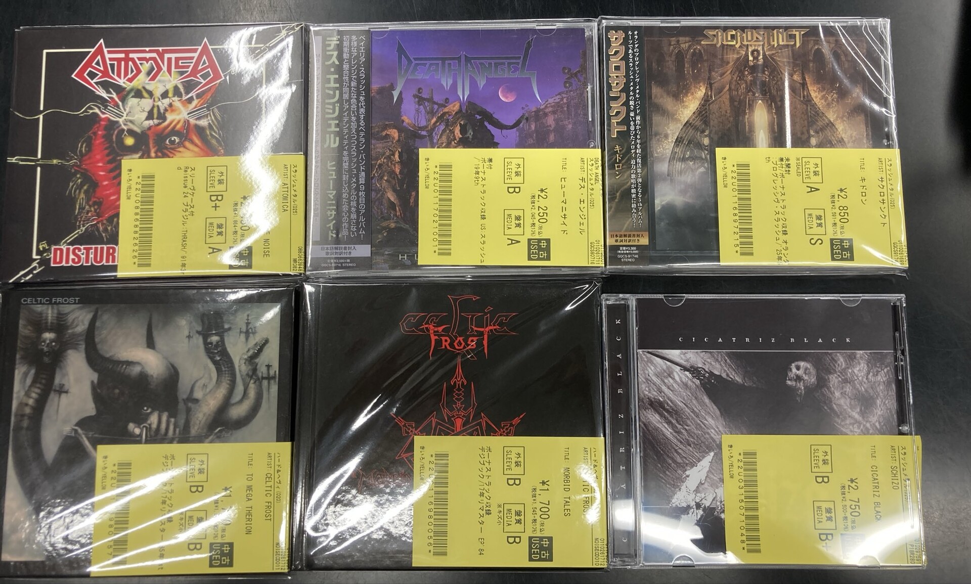 6/6(土)~6/8(月)入荷> THRASH METALの新着中古CDリストを公開いたし