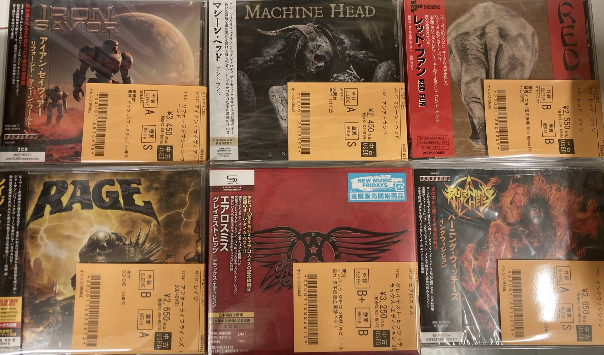 ヘヴィメタル　中古CD　まとめ売りです　1枚あたり1100円 ヘヴィメタル 中古CD まとめ売り 1枚あたり1100円 バラ売り不可