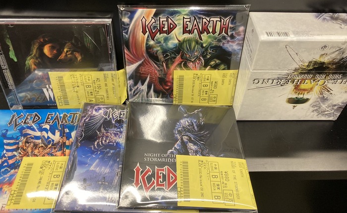 ICED EARTH、GATHERING、BLACK SABBATH、COMPANY OF WOLVESほか
