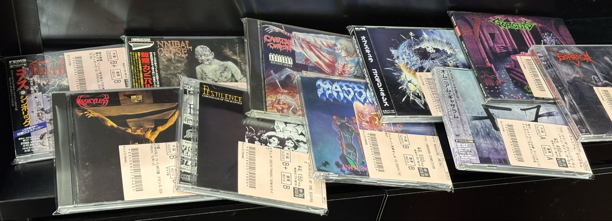 11/25(火)~11/28(金)入荷> JAPANESE METAL、THRASH METAL、DEATH METAL