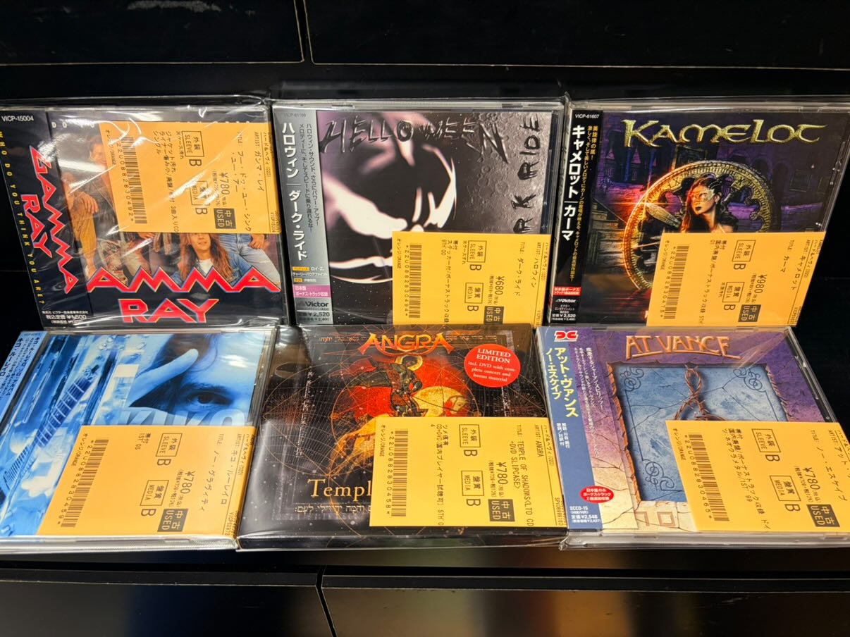 10/21(火)~10/24(金)入荷> HARD ROCK/HEAVY METALの新着中古CD