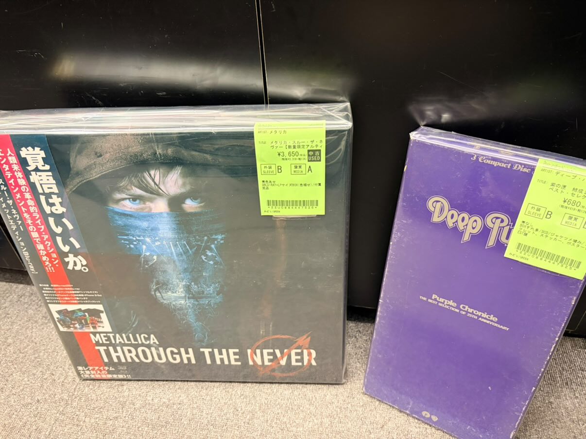 HARD ROCK/HEAVY METALの中古BOXと不定形商品が、少量ですが入荷いたし