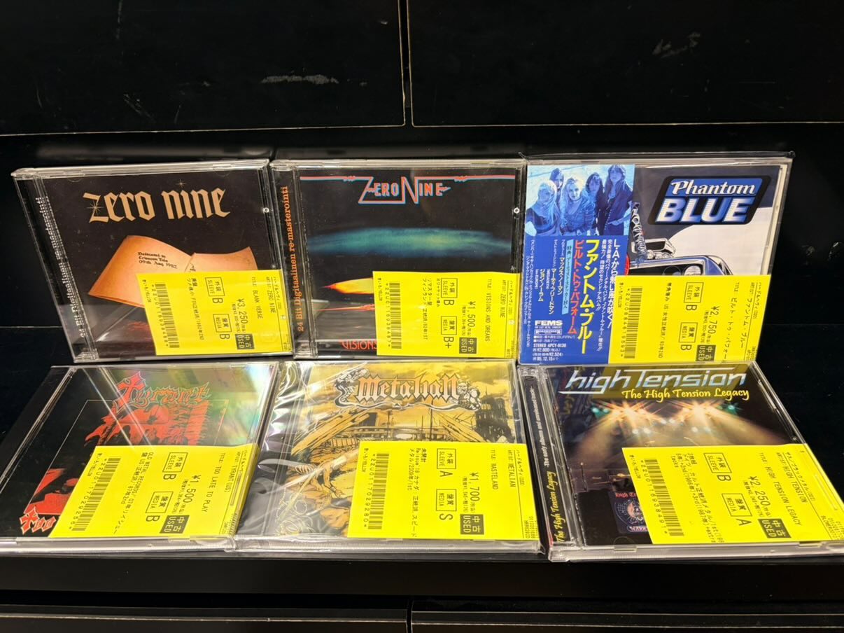 6/13(土)~6/15(月)入荷> HARD ROCK/HEAVY METALの新着中古リストを公開