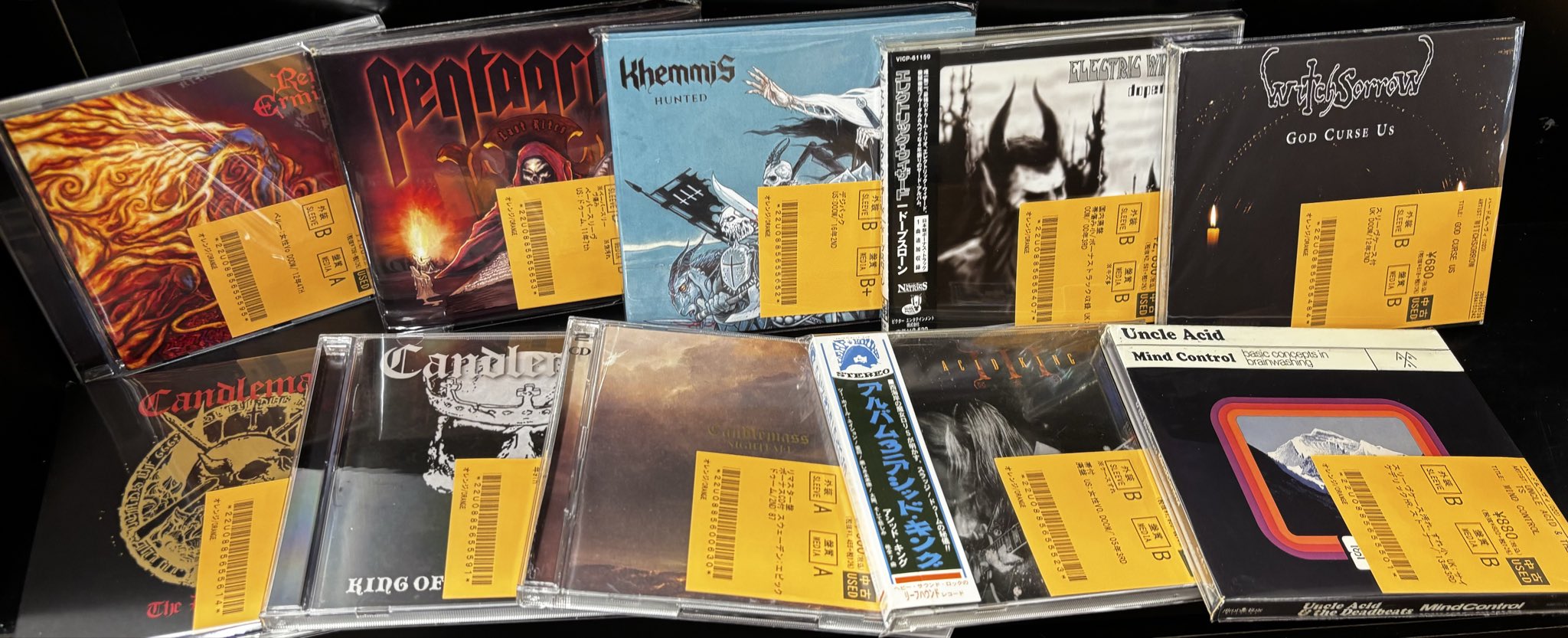 3/24(火)~3/27(金)入荷> JAPANESE METALやTHRASH METAL、DEATH META等