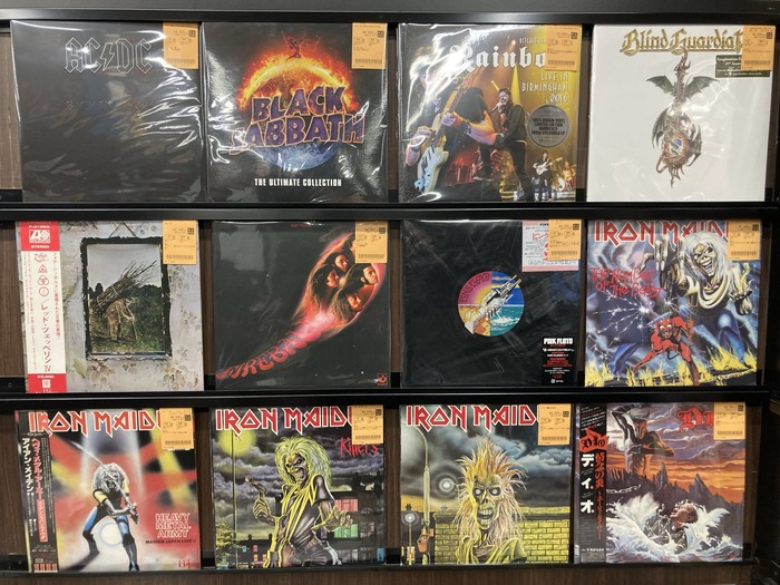 ボタン付リスト】BLACK SABBATH、AC/DC、RAINBOW、BLIND GARDIAN、LED