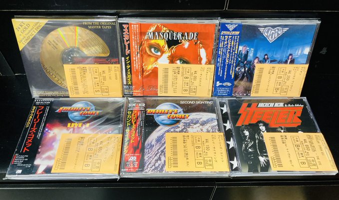 中古レコード ハードロック 9作品 レインボー キッス ディープ