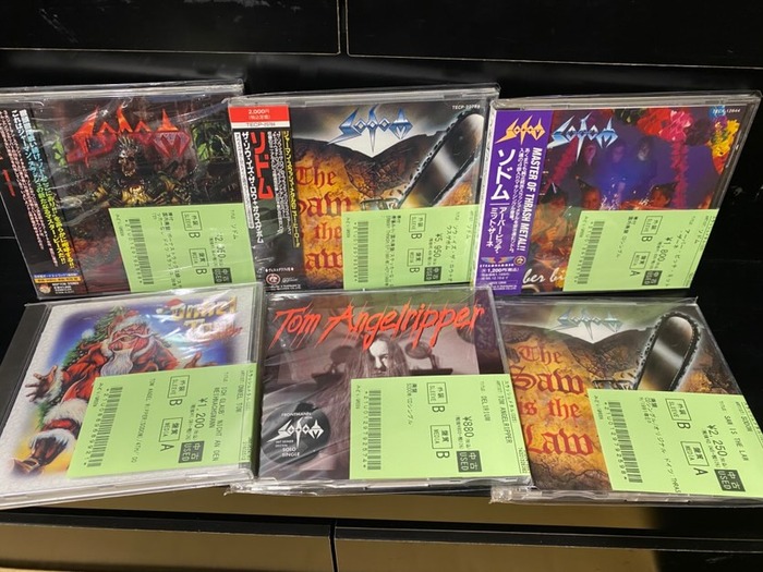 8/23(土)~8/25(月)入荷> THRASH METALの新着中古CDリストを公開