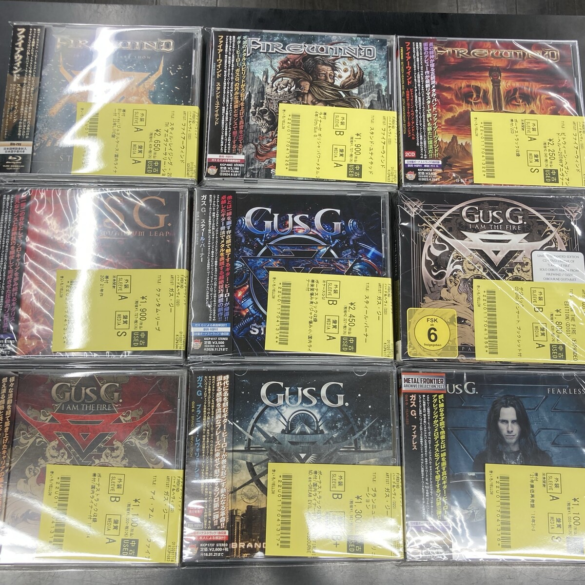 6/6(土)~6/8(月)入荷> HARD ROCK/HEAVY METALの新着中古CDリストを公開 