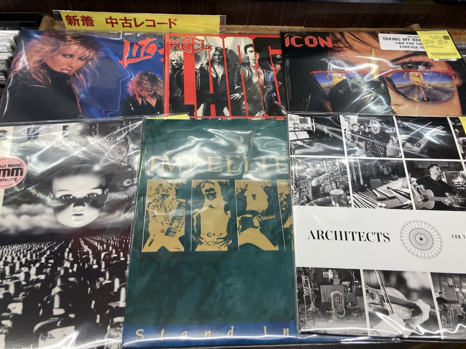 中古レコードTriumphなど定番から、NILE、Architects、JUNKO(三原