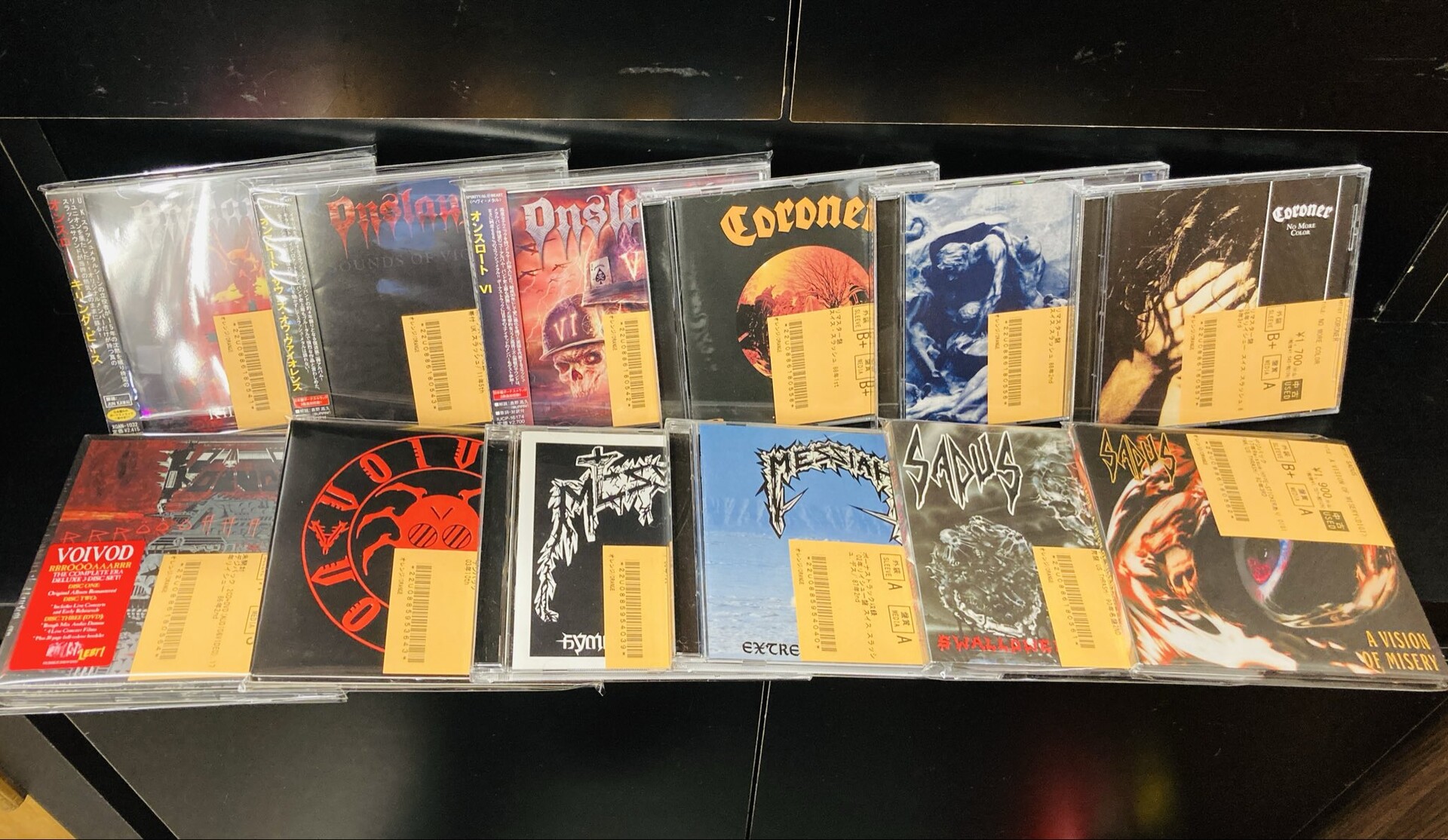 4/18(土)~4/20(月)入荷> THRASH METALの新着中古CDのリストを公開 