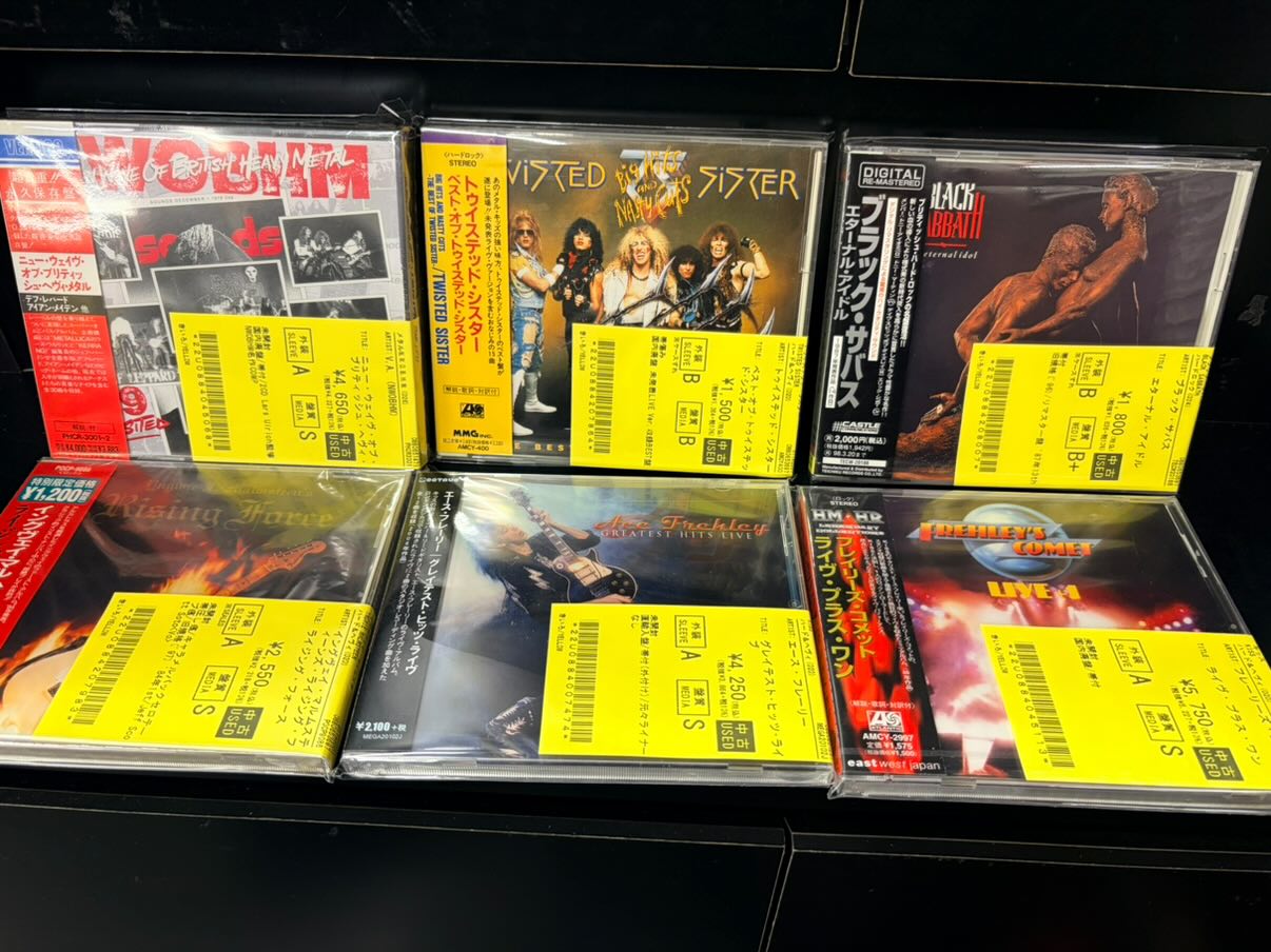 1/3(土)～1/5(月)入荷> ハードロック／ヘヴィメタルの中古CDのリストを