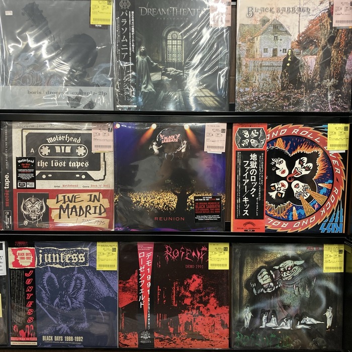 ROSENFELD、JUNTESS、KISS、BLACK SABBATH、MOTORHEAD、DREAM THEATER