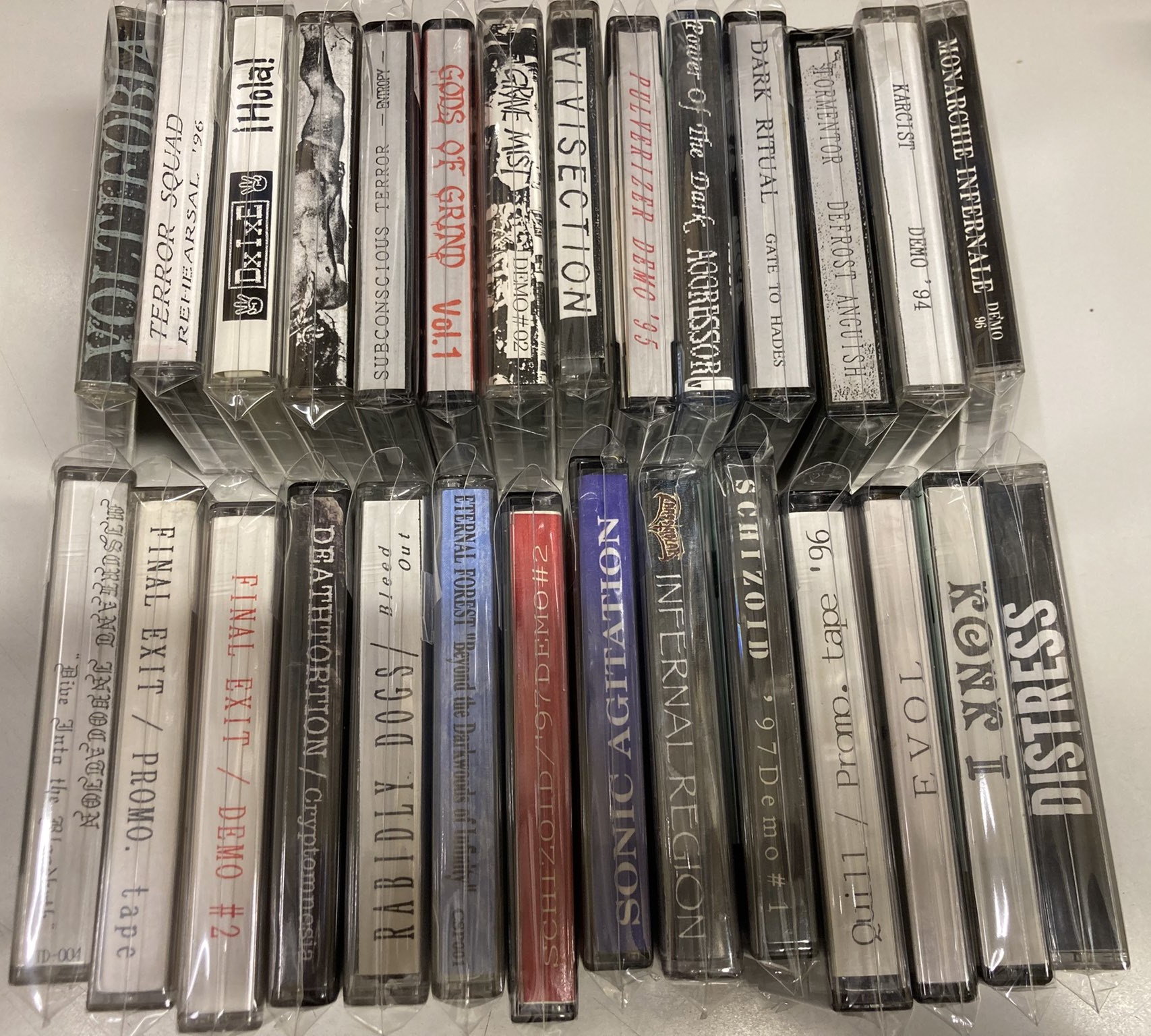 ジャパニーズ・デスメタル/グラインドコアのデモ中心に中古