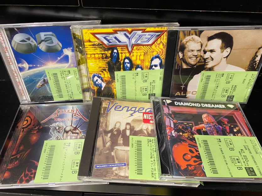 ハードロック／ヘヴィメタルの新着中古CDのリストを公開！(国内盤)<4/8