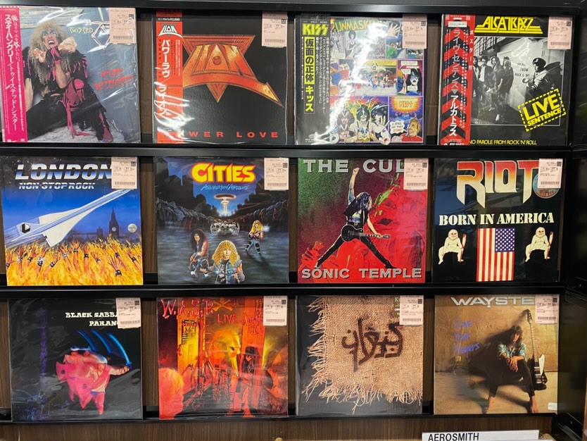 HARD ROCK/HEAVY METALの中古レコードが100枚以上本日入荷いたしました