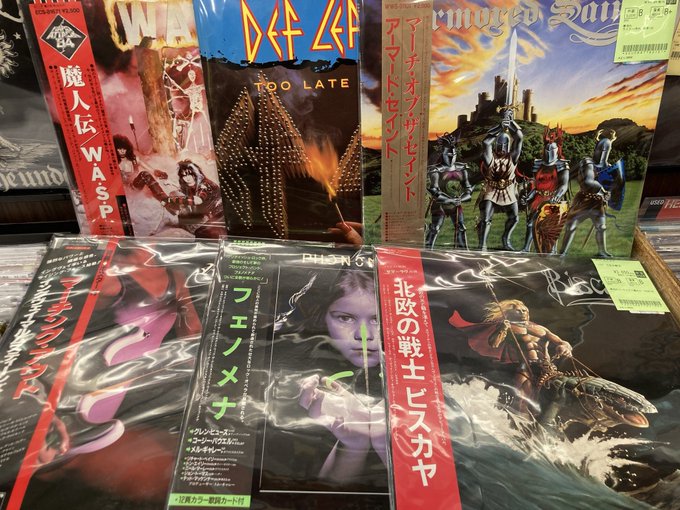 激レア　新品未開封　タイム クライムス　廃盤　スペイン　クローネンバーグ 中古レコード】アーマード・セイント、フェノメナなど定番国内盤から