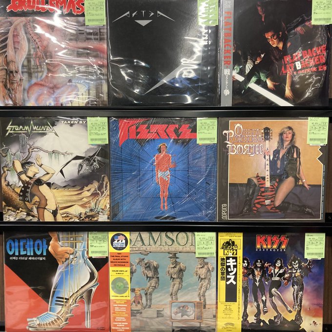中古レコード入荷】正統派、ジャパメタ、オブスキュアな作品まで