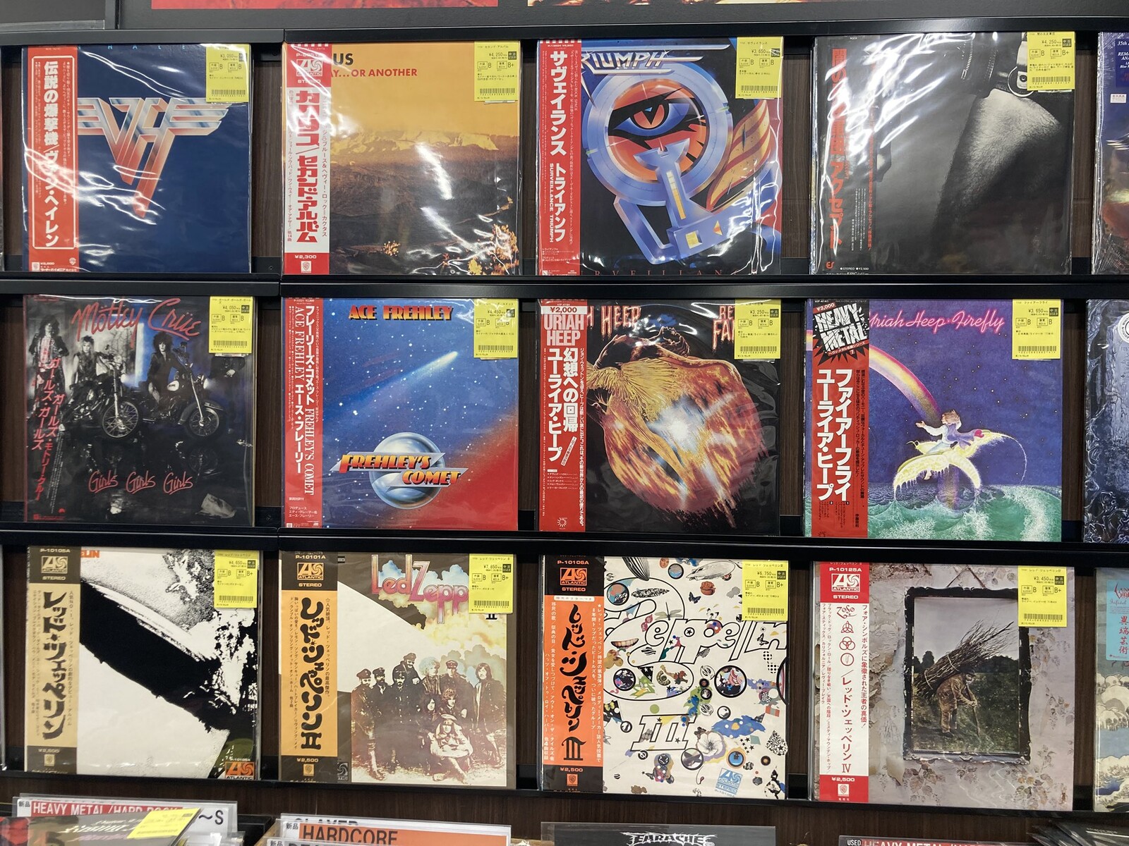 41m/40mP：未使用CD LED ZEPPELIN, DIO, MR.BIG, PARADISE LOST, METALLICA, VENOMなど中古