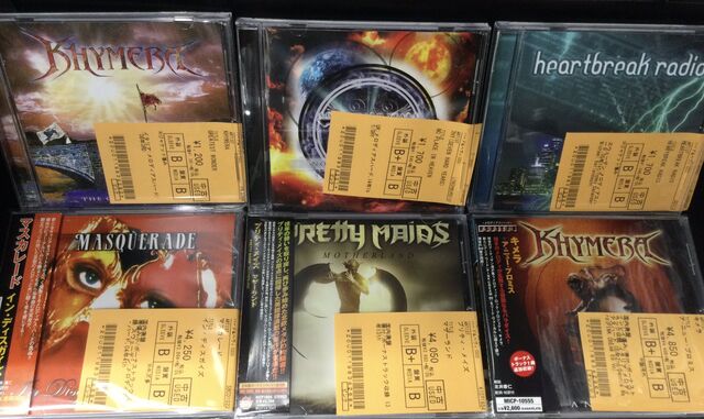PRETTY MAIDS、MASQUERADE、KHYMERA、HEARTBREAK RADIOほかハード 