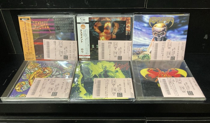Death Angel アルバム 10枚セット 中古美品　スラッシュメタル 新着中古CD入荷情報 スラッシュメタルの中古CDが80点以上入荷しました