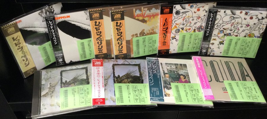 KISS, LED ZEPPELINの中古CDが約20点入荷！ほぼ紙ジャケです