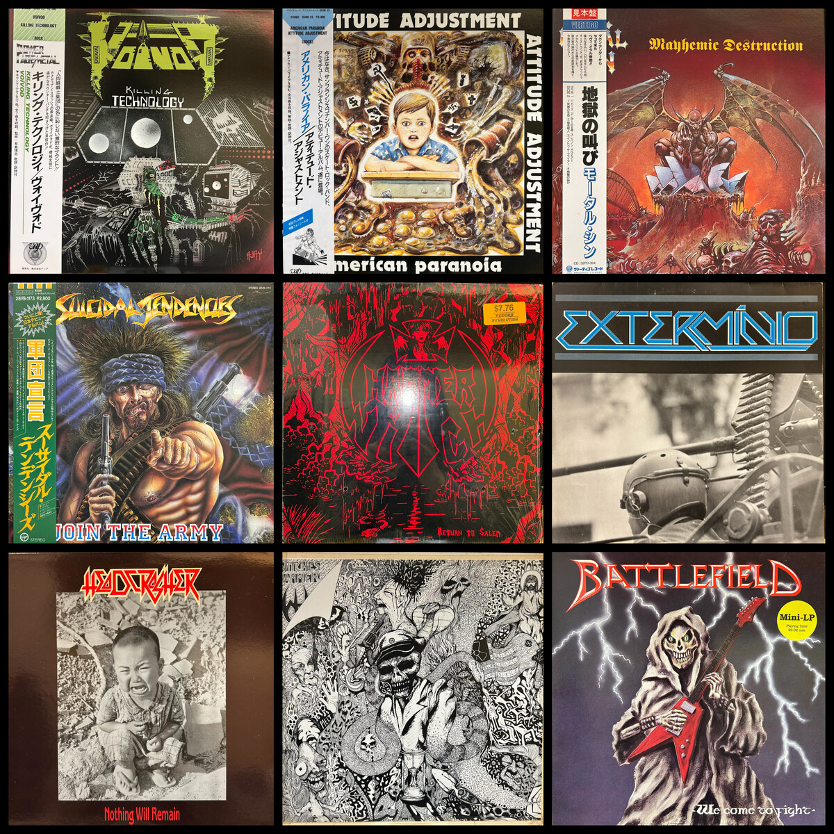 12/22(日)スラッシュ・メタル・レコードセール : ディスク 12/22(日)スラッシュ・メタル・レコードセール : ディスク
