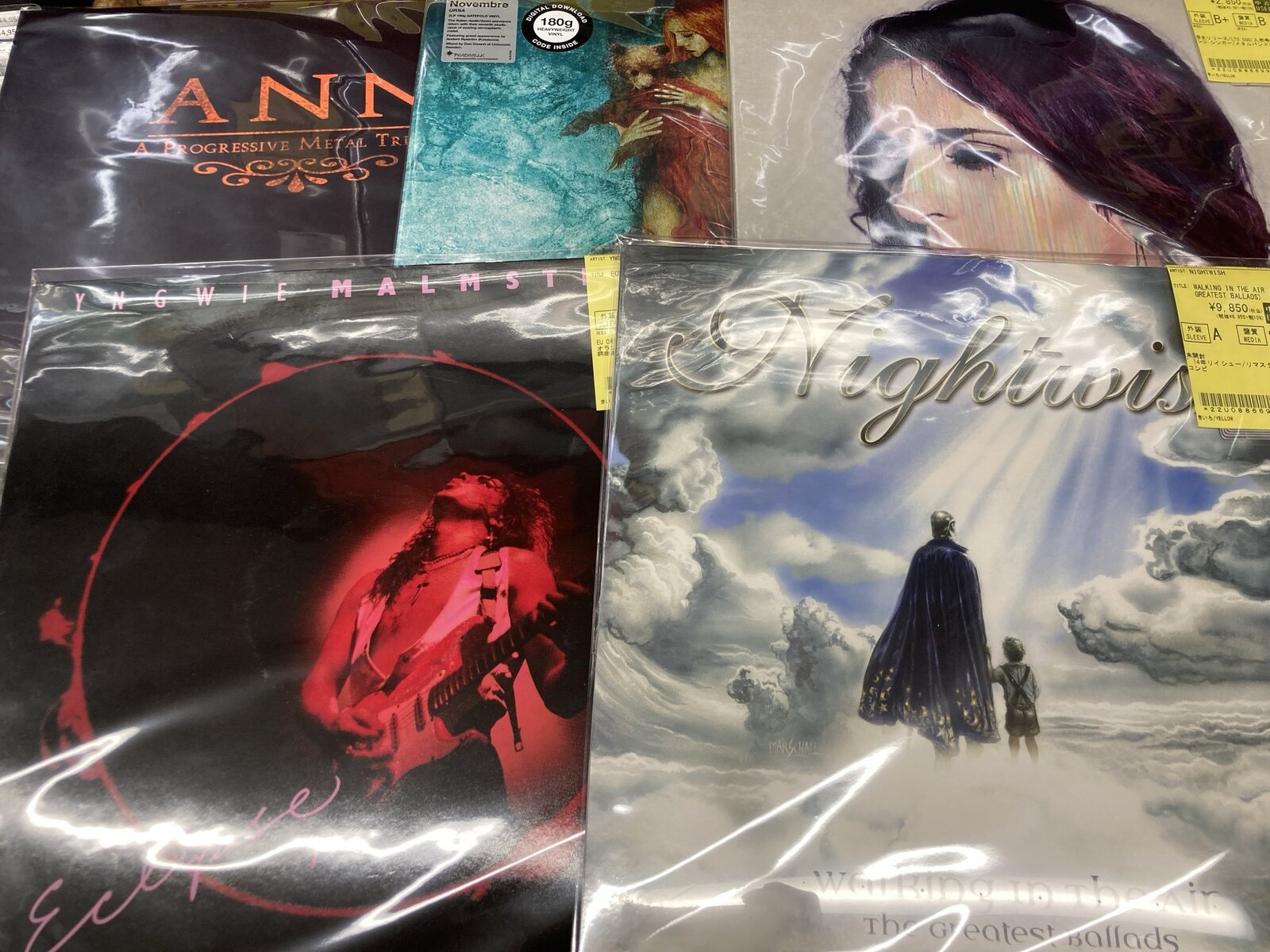 中古レコード】YNGWIE MALMSTEEN「ECLIPSE」他LPまとめて入荷