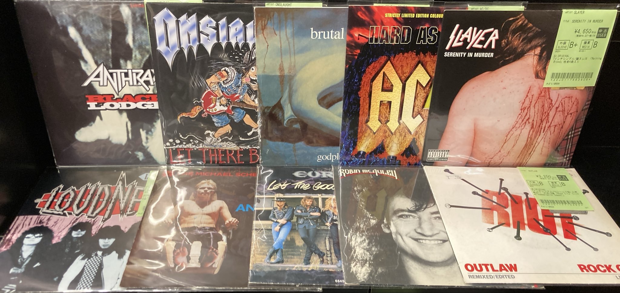 中古レコード】7インチ放出！TALISMAN、Fair Warning、CRAAFTから