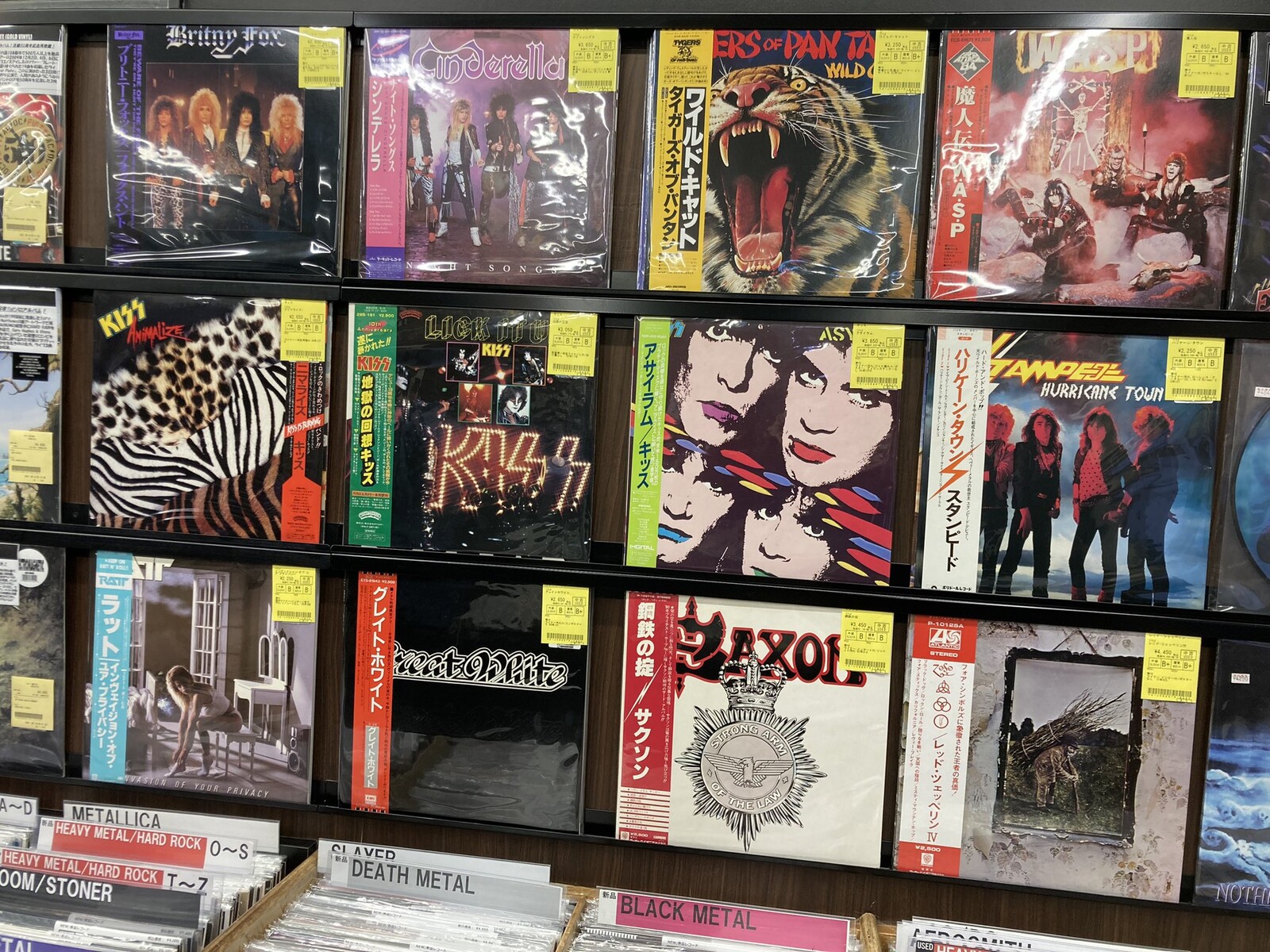 IRON MAIDEN, MOTORHEAD, MOTLEY CRUEなど中古レコードが入荷しました