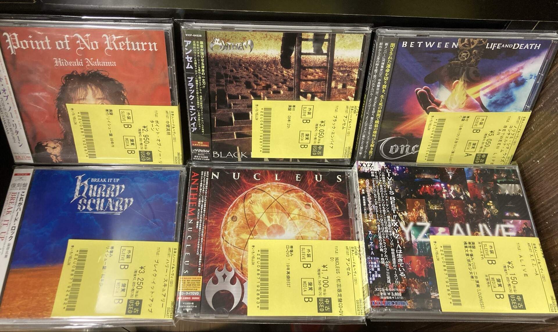 6/20(土)~6/22(月)入荷> JAPANESE METALの新着中古リストを公開いたし