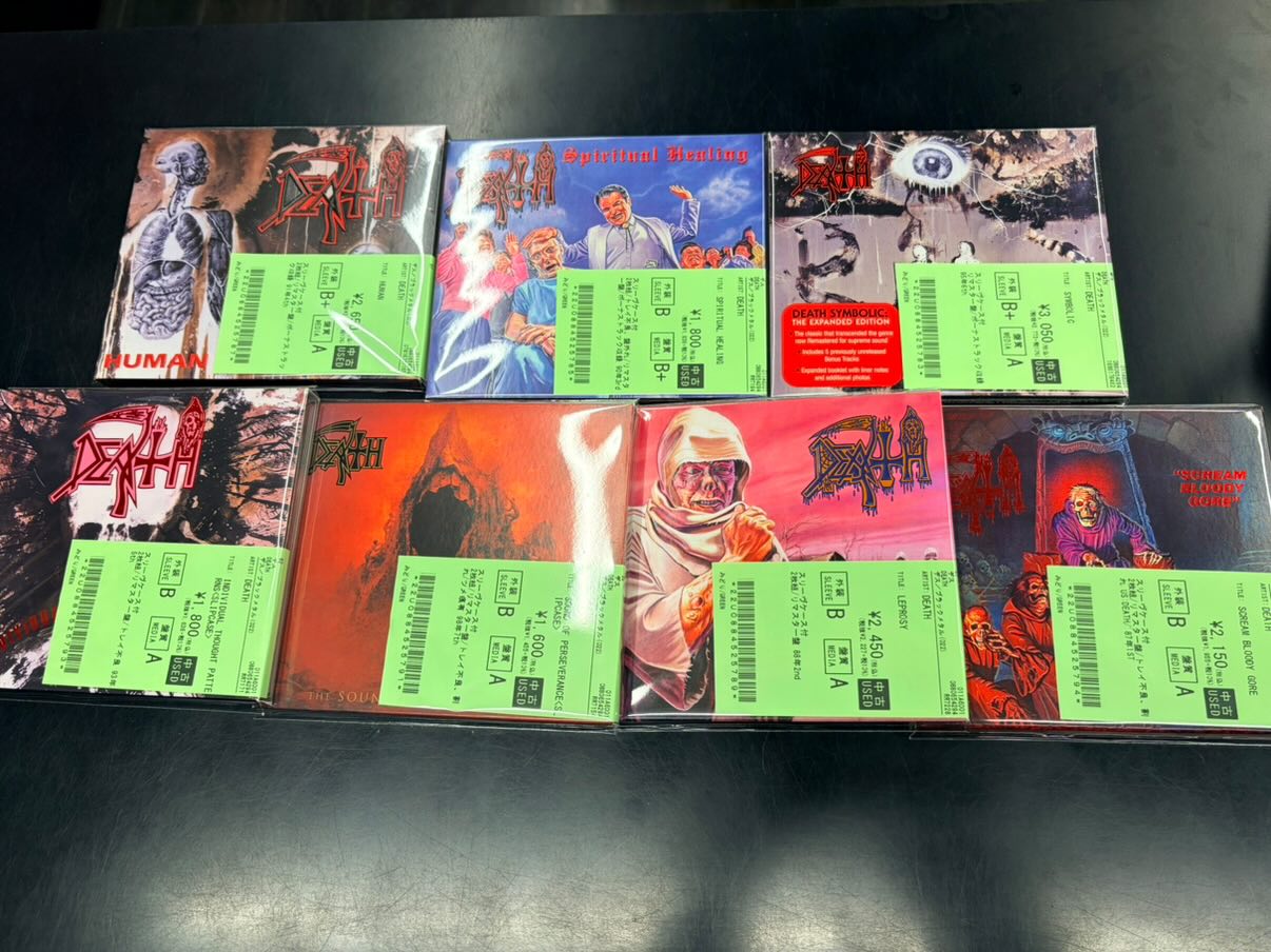 1&frasl;20(月)~1&frasl;23(金)入荷> HARD ROCK&frasl;HEAVY METAL、DEATH METAL等の中古