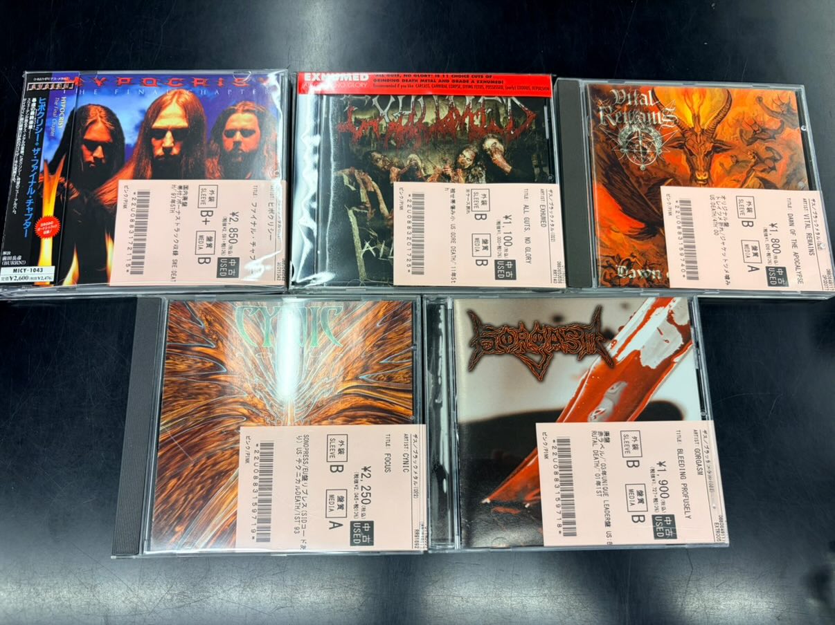 11/18(火)~11/21(金)入荷> JAPANESE METAL、DEATH METAL、BLACK METAL