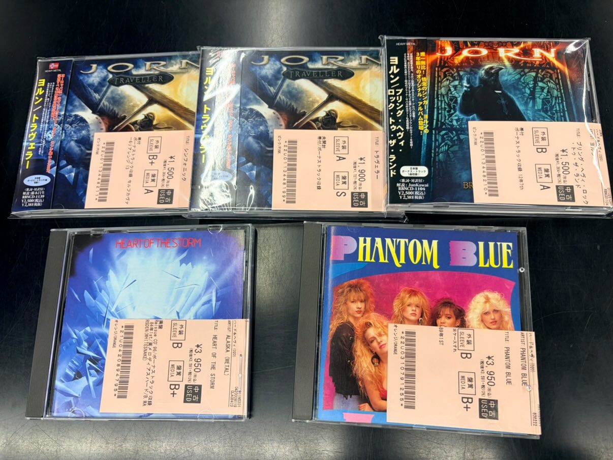 11/25(火)~11/28(金)入荷> HARD ROCK/HEAVY METALの新着中古CDリストを 
