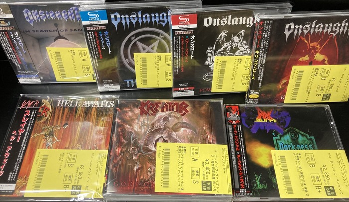 12/27(土)~12/29(月)入荷> THRASH METAL、METALCORE/DEATHCORE