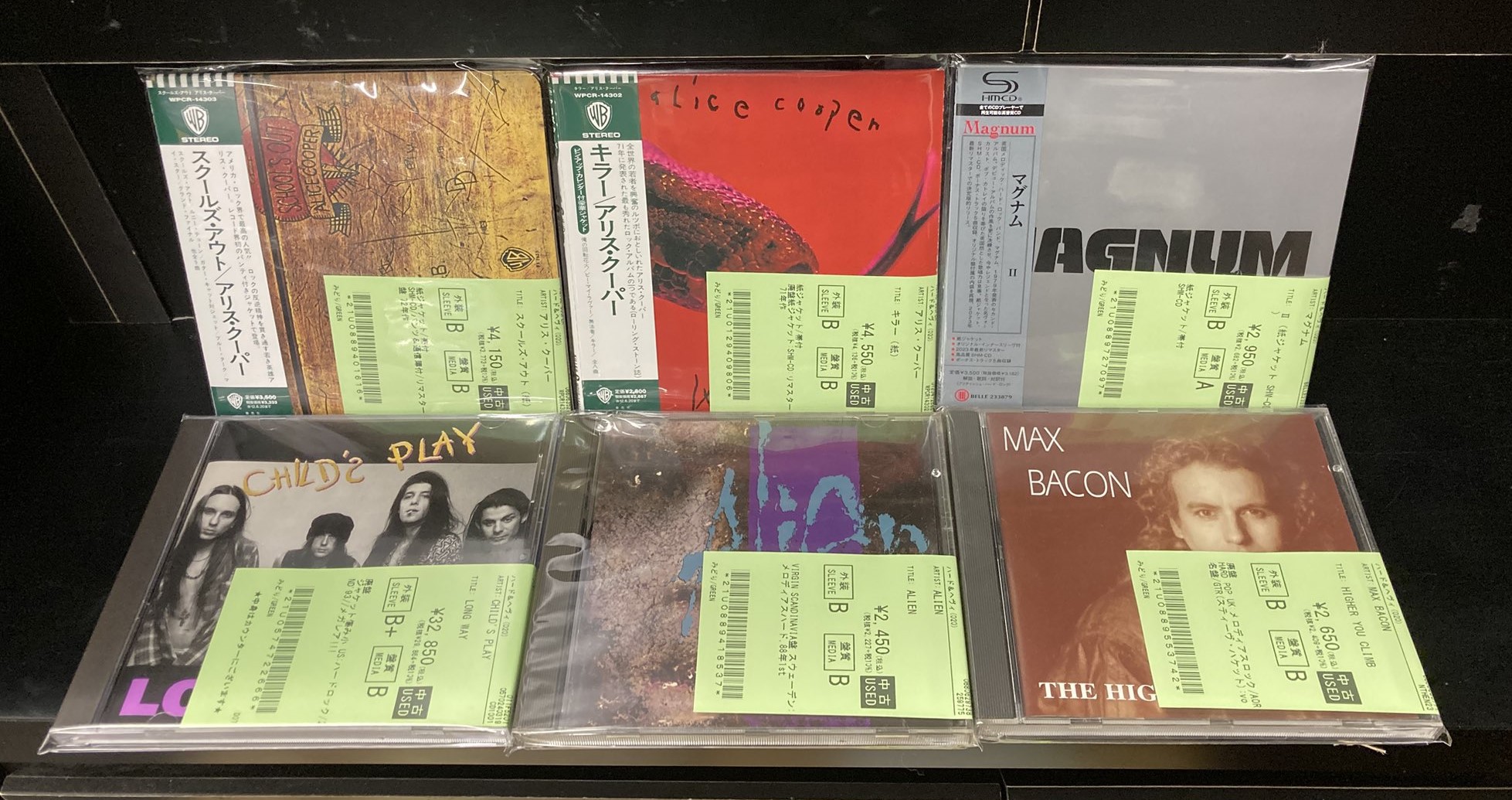 ②<8/19(火)~8/22(金)入荷> HARD ROCK/HEAVY METALの新着中古CDリスト 