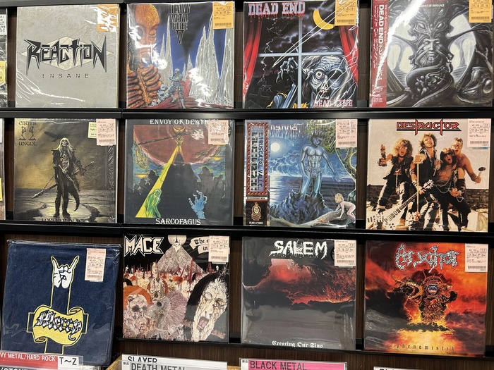 DEAD END、DESTRUCTOR、MERCY、SALEMなど中古レコードが入荷しました