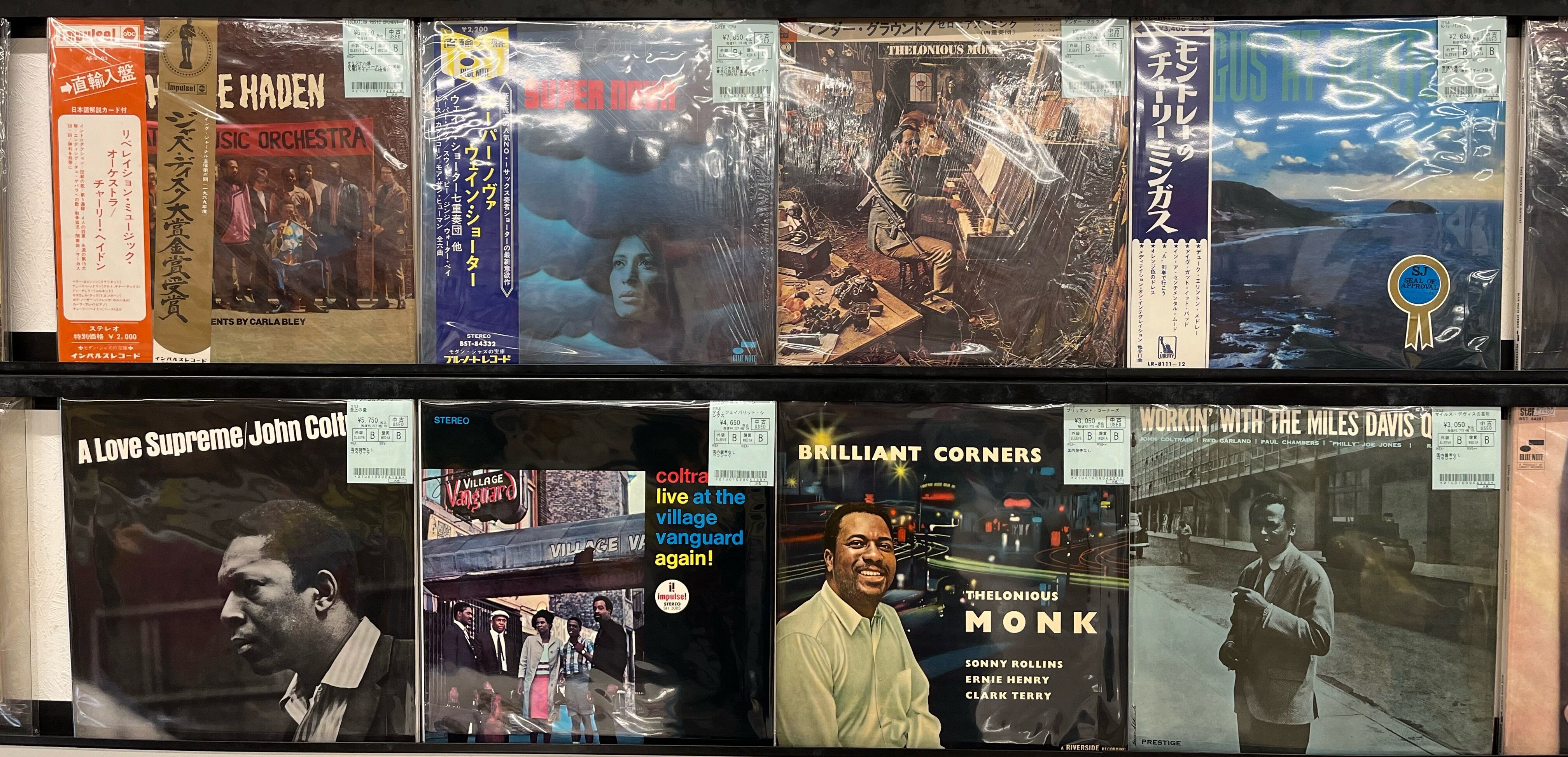 コルトレーン　インジャパン　レコード　3枚組帯付き　貴重 Yahoo!オークション -「coltrane in japan」の落札相場・落札価格