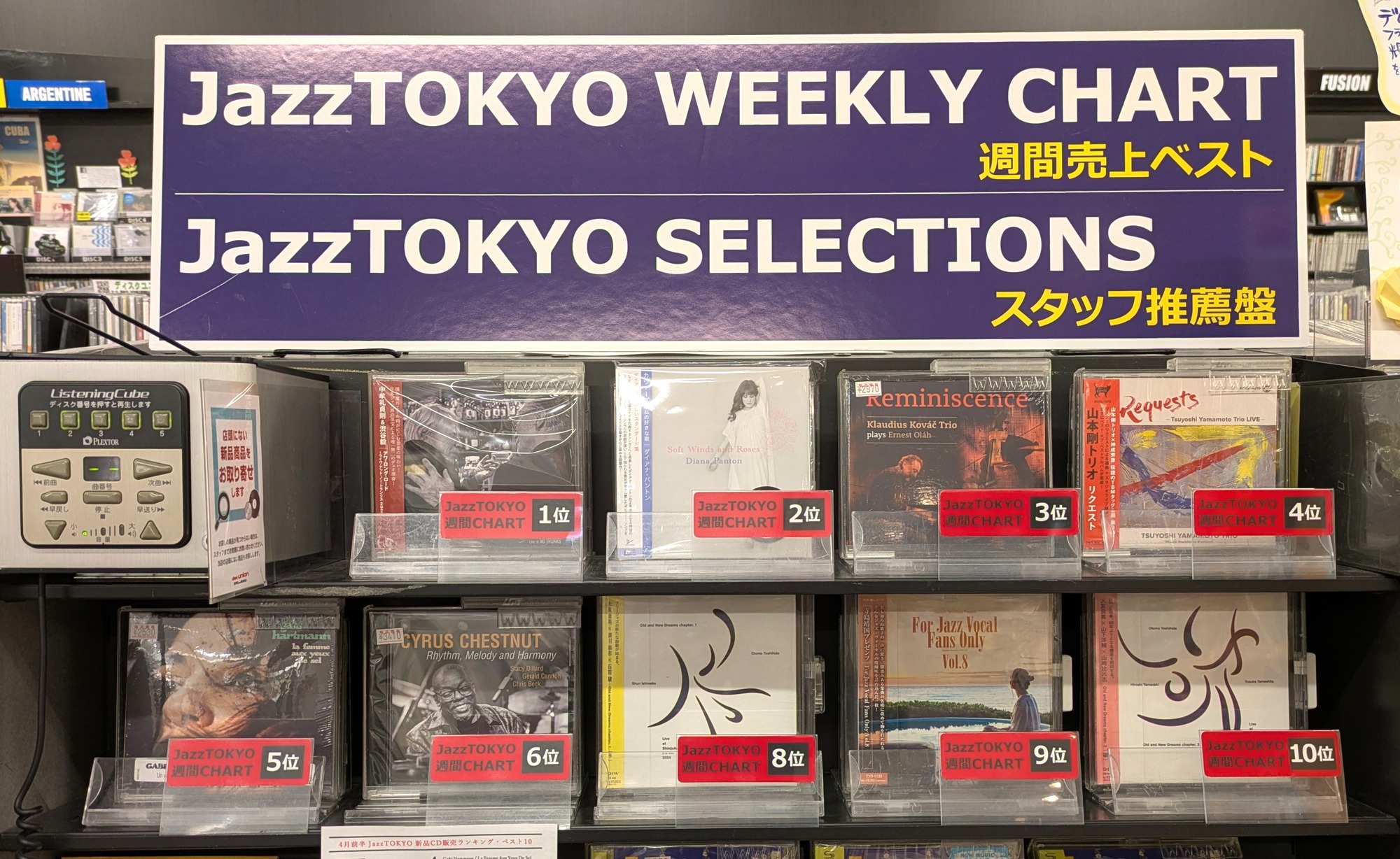 ○新品CD○ JazzTOKYO WEEKLY CHART 2025/4/21 更新しました ○新品CD○ JazzTOKYO WEEKLY CHART 2025/4/21 更新しました
